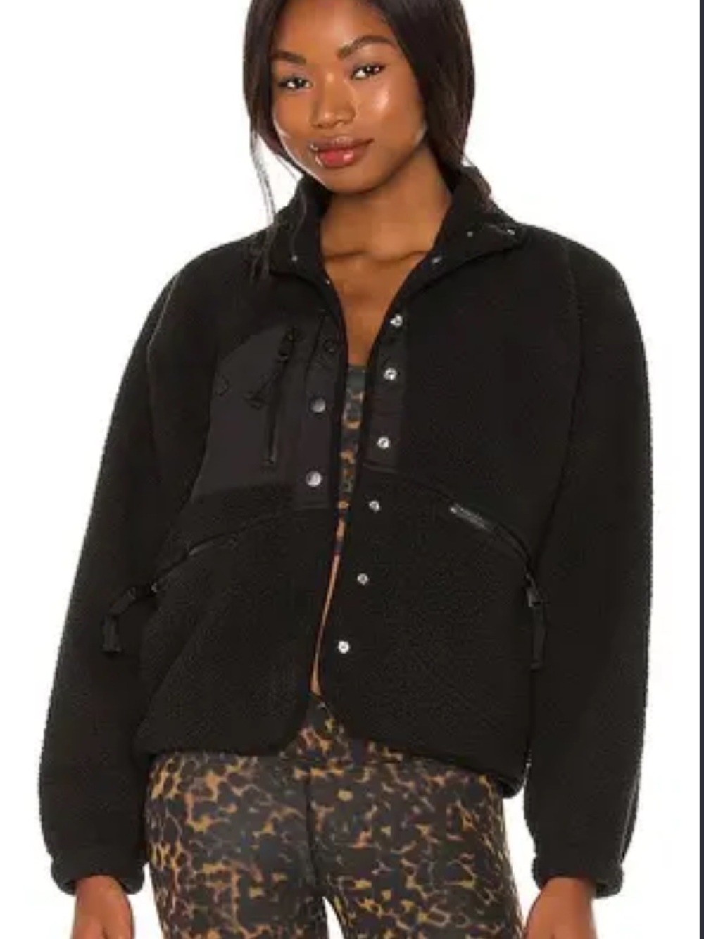New Free People Movement Hit The Slopes Fleece Jacket